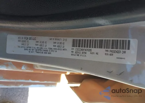 2015 Chrysler 200 Limited from USA, damaged, VIN 1C3CCCABXFN676395